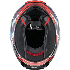 Imagem 6 de Capacete Shoei X-SPR Pro Valion TC-10 - Preto/Vermelho