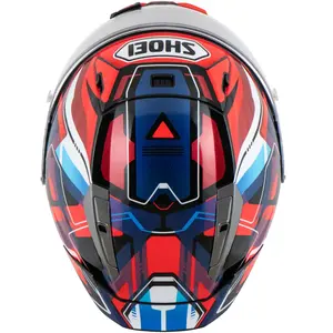 Imagem 7 de Capacete Shoei X-SPR Pro Valion TC-10 - Preto/Vermelho