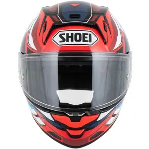 Imagem 4 de Capacete Shoei X-SPR Pro Valion TC-10 - Preto/Vermelho