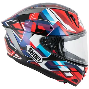 Imagem 3 de Capacete Shoei X-SPR Pro Valion TC-10 - Preto/Vermelho