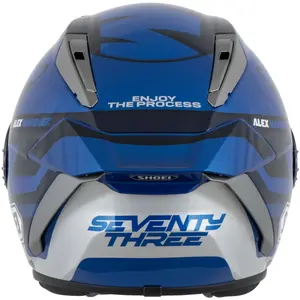 Imagem 7 de Capacete Shoei X-SPR Pro Marquez 73 V3 TC-3 - Azul