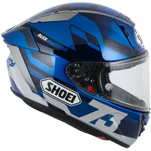 Imagem 3 de Capacete Shoei X-SPR Pro Marquez 73 V3 TC-3 - Azul