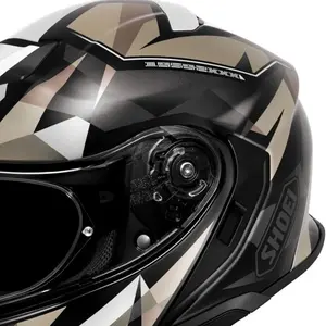 Imagem 3 de Capacete Shoei Neotec 3 Fragments TC-10 - Preto/Bege/Branco (Articulado)
