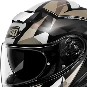 Imagem 4 de Capacete Shoei Neotec 3 Fragments TC-10 - Preto/Bege/Branco (Articulado)