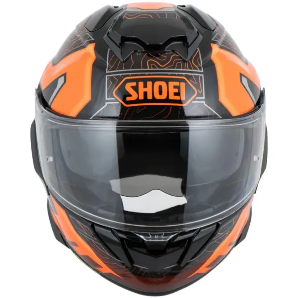 SHOEI GT-Air 3 HIKE TC-8 Lサイズ Capacete Shoei GT-Air 3 Hike TC-8 - Preto/Laranja - Grid Motors