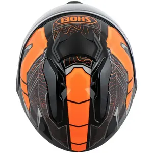 Imagem 3 de Capacete Shoei GT-Air 3 Hike TC-8 - Preto/Laranja