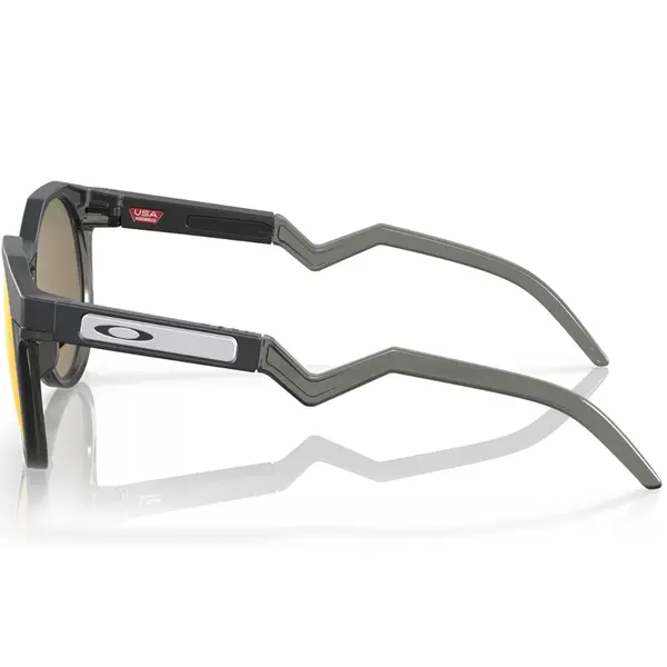 Óculos Oakley HSTN Cinza Fosco - com Lente Bronze (Prizm) - Grid