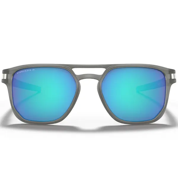 Óculos Oakley Latch Cinza Fosco - com Lente Azul Polarizada (Prizm