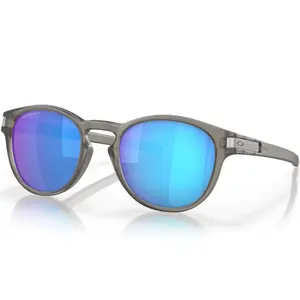 Óculos Oakley Latch Cinza Fosco INK - com Lente Azul Polarizada (Prizm)