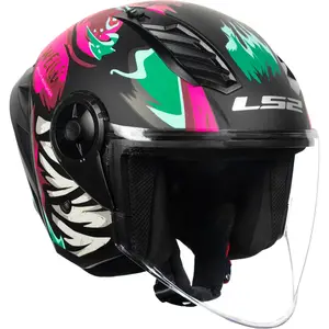 Imagem 4 de Capacete LS2 Airflow 2 Weiler - Rosa Fosco (Aberto)