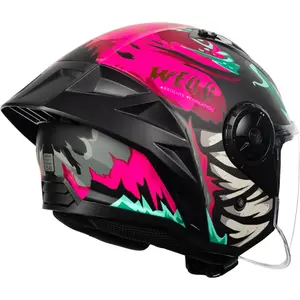 Imagem 9 de Capacete LS2 Airflow 2 Weiler - Rosa Fosco (Aberto)