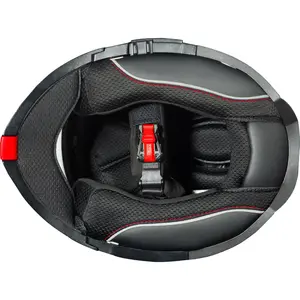 Imagem 12 de Capacete LS2 Strobe 2 FF908 Xdron - Branco/Vermelho (Articulado)