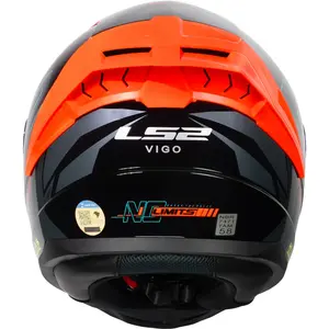 Imagem 5 de Capacete LS2 Vigo Limits - Preto/Cinza Titânio