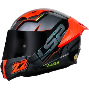 Imagem 1 de Capacete LS2 Vigo Limits - Preto/Cinza Titânio