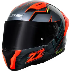 Imagem 3 de Capacete LS2 Vigo Limits - Preto/Cinza Titânio