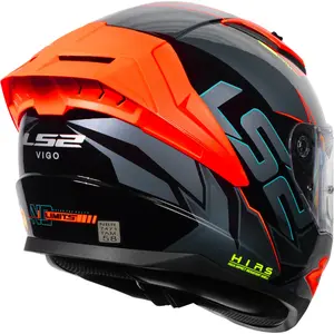 Imagem 8 de Capacete LS2 Vigo Limits - Preto/Cinza Titânio