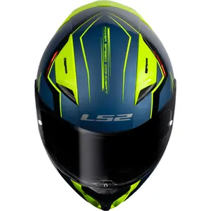 Imagem 8 de Capacete LS2 Vigo Limits - Preto/Azul
