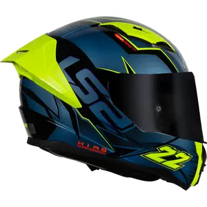Imagem 2 de Capacete LS2 Vigo Limits - Preto/Azul