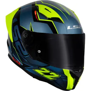 Imagem 4 de Capacete LS2 Vigo Limits - Preto/Azul