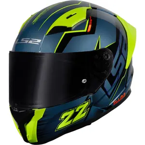 Imagem 3 de Capacete LS2 Vigo Limits - Preto/Azul