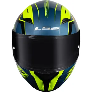 Imagem 7 de Capacete LS2 Vigo Limits - Preto/Azul
