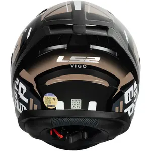 Imagem 9 de Capacete LS2 Vigo Keduo - Preto/Marrom/Amarelo