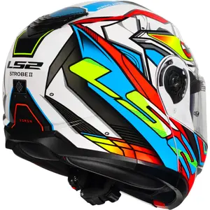 Imagem 11 de Capacete LS2 Strobe 2 FF908 Xdron - Laranja Neon (Articulado)