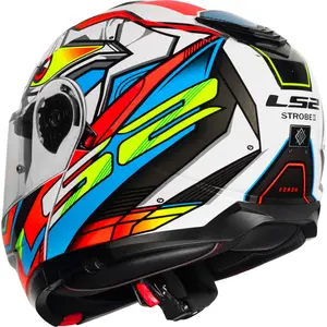 Imagem 12 de Capacete LS2 Strobe 2 FF908 Xdron - Laranja Neon (Articulado)