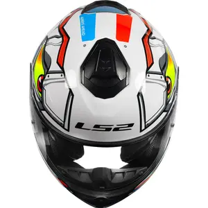 Imagem 8 de Capacete LS2 Strobe 2 FF908 Xdron - Laranja Neon (Articulado)