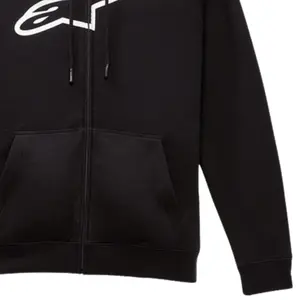 Imagem 5 de Moletom Alpinestars Ageless Zip V3 Hoodie - Preto/Branco