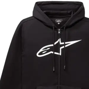 Imagem 4 de Moletom Alpinestars Ageless Zip V3 Hoodie - Preto/Branco