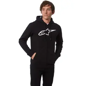 Imagem 2 de Moletom Alpinestars Ageless Zip V3 Hoodie - Preto/Branco