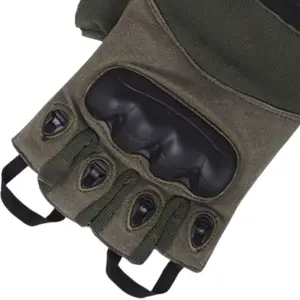 Imagem 3 de Luva Tutto Moto Combat - Preta/Verde Camuflada