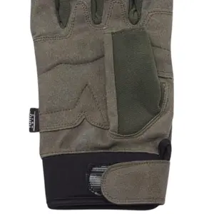 Imagem 5 de Luva Tutto Moto Combat - Preta/Verde Camuflada
