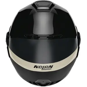 Imagem 4 de Capacete Nolan N120-1 Blocco - Preto/Cinza/Verde Grigio (Articulado)