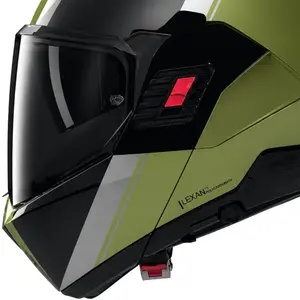 Imagem 2 de Capacete Nolan N120-1 Verniciatura Speciale - Verde/Cinza (Articulado)