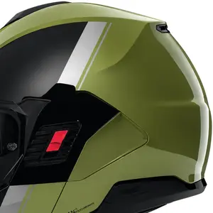 Imagem 3 de Capacete Nolan N120-1 Verniciatura Speciale - Verde/Cinza (Articulado)