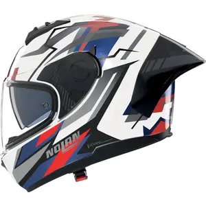 Capacete Nolan N60-6 Sport Corsa - Branco/Azul/Vermelho
