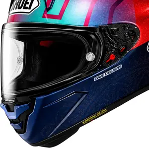 Imagem 2 de Capacete Shoei X-SPR Pro Marquez Holi TC-1 - Azul/Vermelho