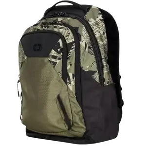Imagem 2 de Mochila Ogio Axle Pro Backpack Woodcut Polka - Verde Militar/Preto
