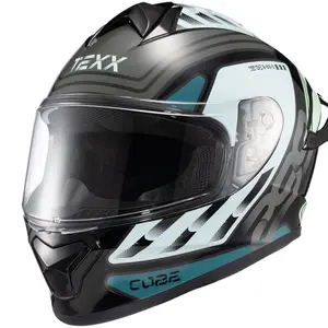 Imagem 2 de Capacete Texx Spihe Cube - Azul/Verde