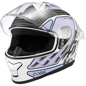 Imagem 2 de Capacete Texx Spihe Cube - Rosa/Branco