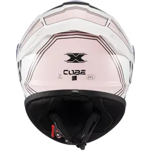 Imagem 6 de Capacete Texx Spihe Cube - Rosa/Branco