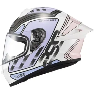 Capacete Texx Spihe Cube - Rosa/Branco