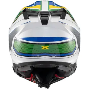Imagem 5 de Capacete Texx Kaiman Flag Brasil - Branco