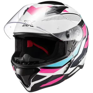 Imagem 2 de Capacete Texx Hunter ARK - Preto/Azul/Rosa/Branco