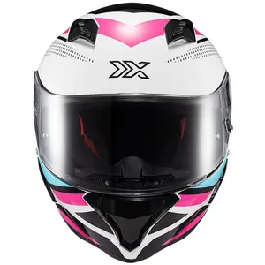 Imagem 3 de Capacete Texx Hunter ARK - Preto/Azul/Rosa/Branco