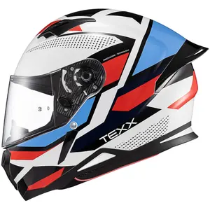 Capacete Texx Hunter ARK - Preto/Vermelho/Azul/Branco