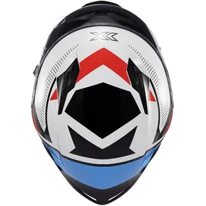Imagem 5 de Capacete Texx Hunter ARK - Preto/Vermelho/Azul/Branco