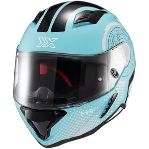 Imagem 2 de Capacete Texx Hunter Draco - Preto/Azul/Branco/Cinza